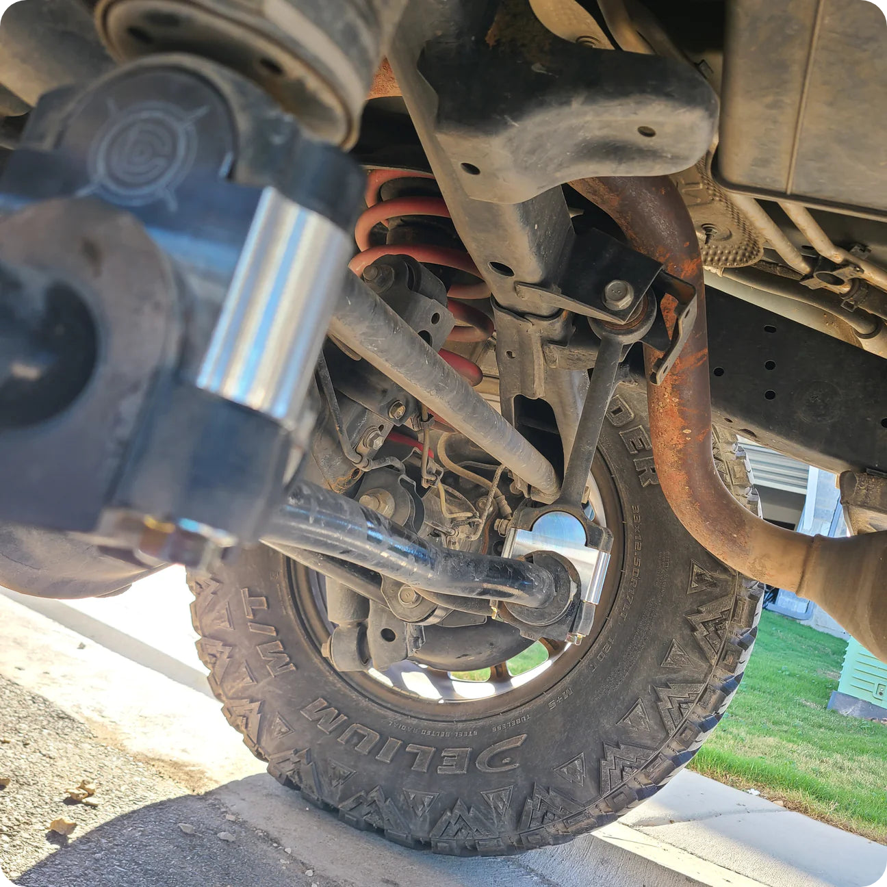 KDSS spacer kit in 6061 aluminum for Toyota 4Runner, Lexus GX470 and GX460, photo 3