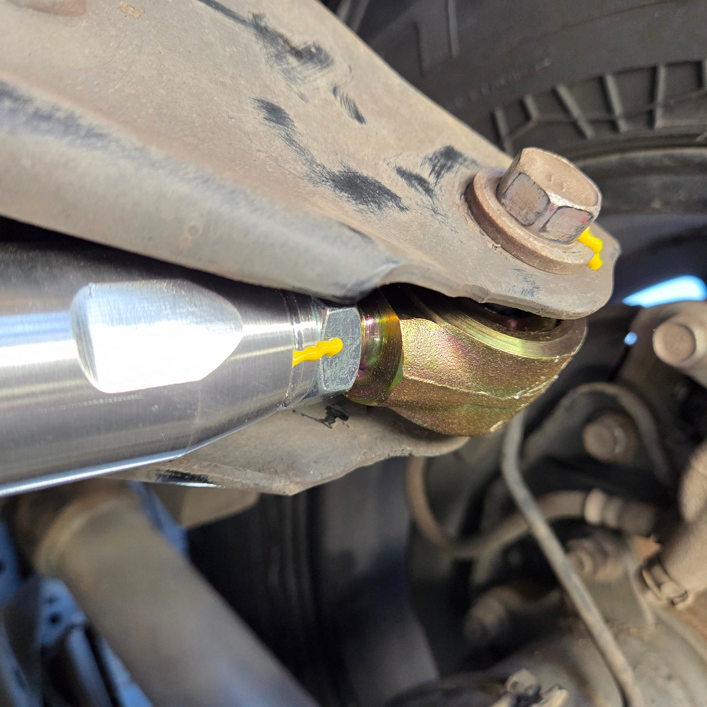 Adjustable 7075 billet panhard bar with Johnny Joints for 1996 and newer Toyota 4Runner and Lexus GX, photo 2