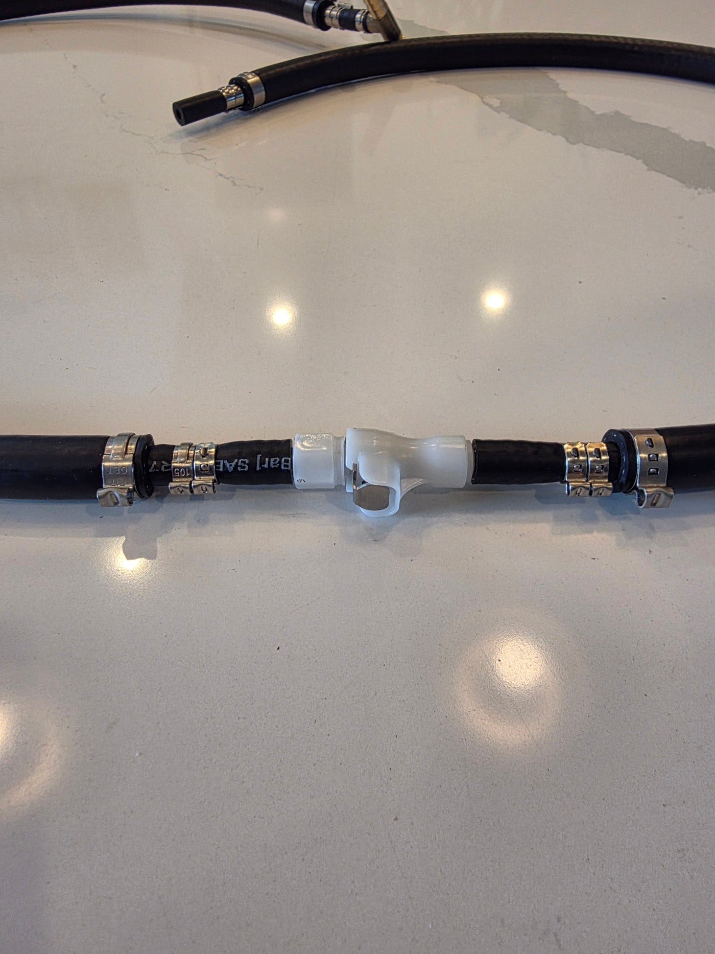 Gasoline heater to auxiliary fuel tank connection kit with dry break quick disconnect, photo 2