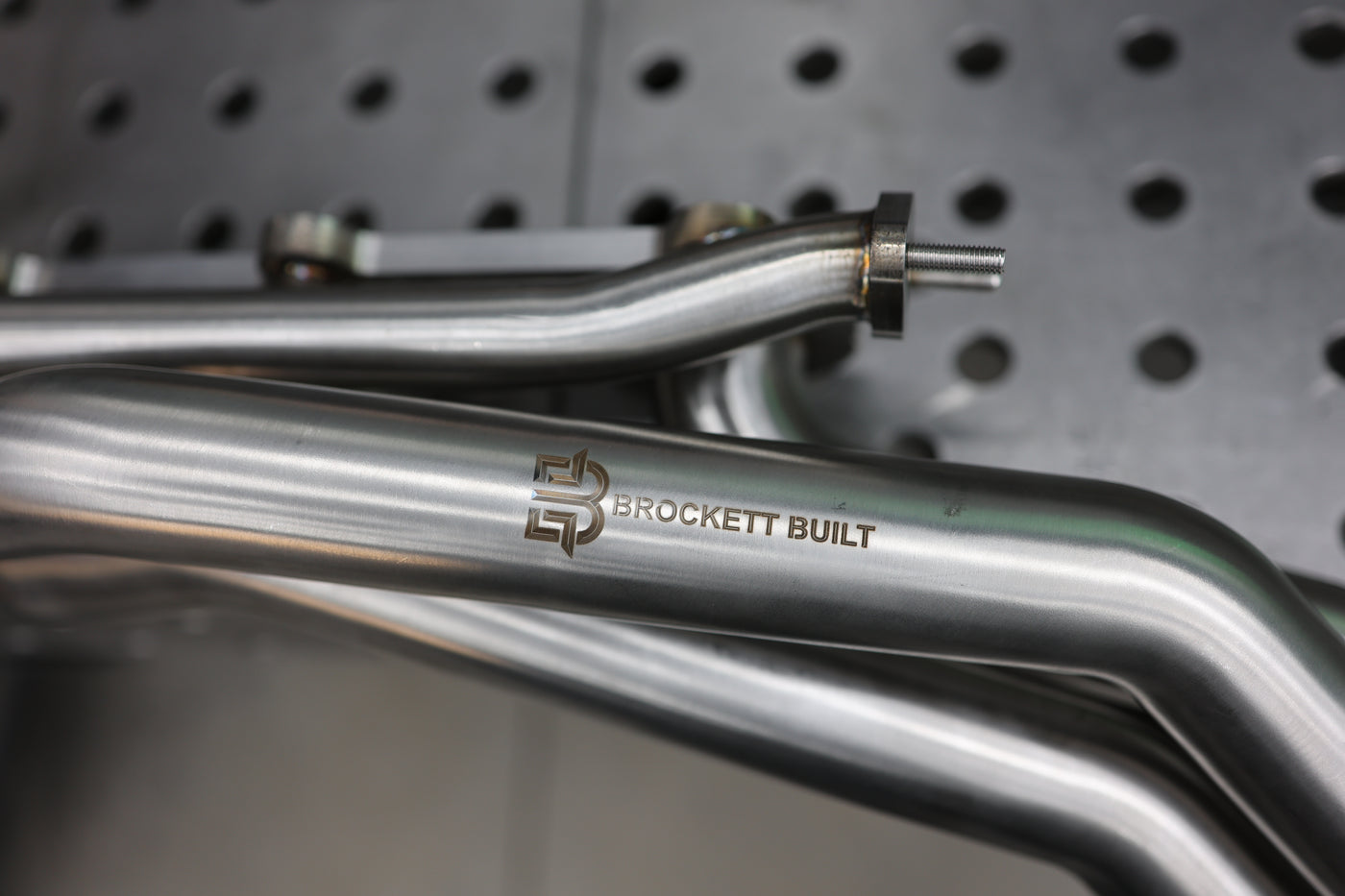 GX470 headers showing back-purge weld bead on stainless tubing