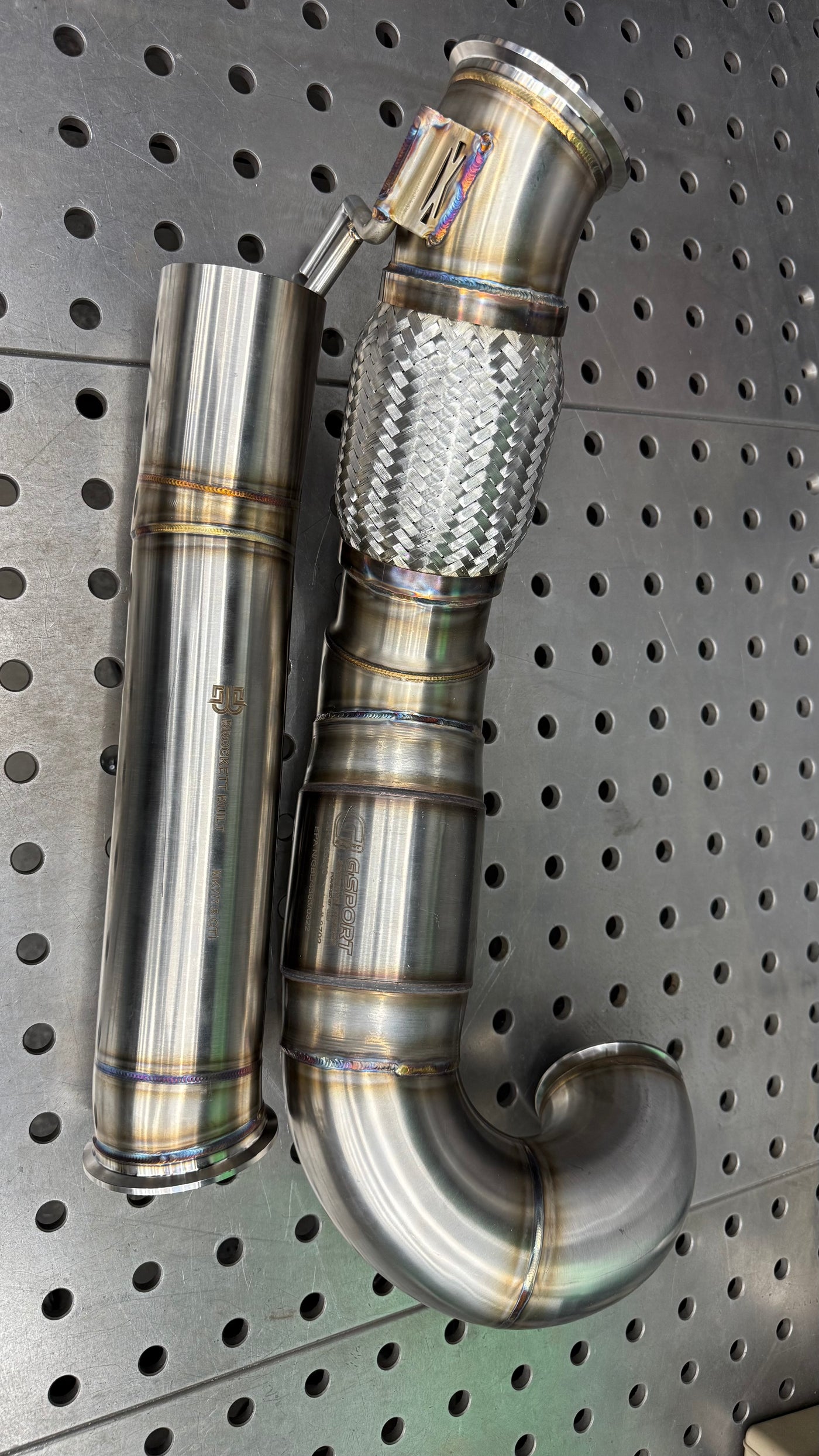 4" Downpipe — GTI / GLI (Mk7/Mk7.5) | Big-Bore 400-Cell GESI GEN2