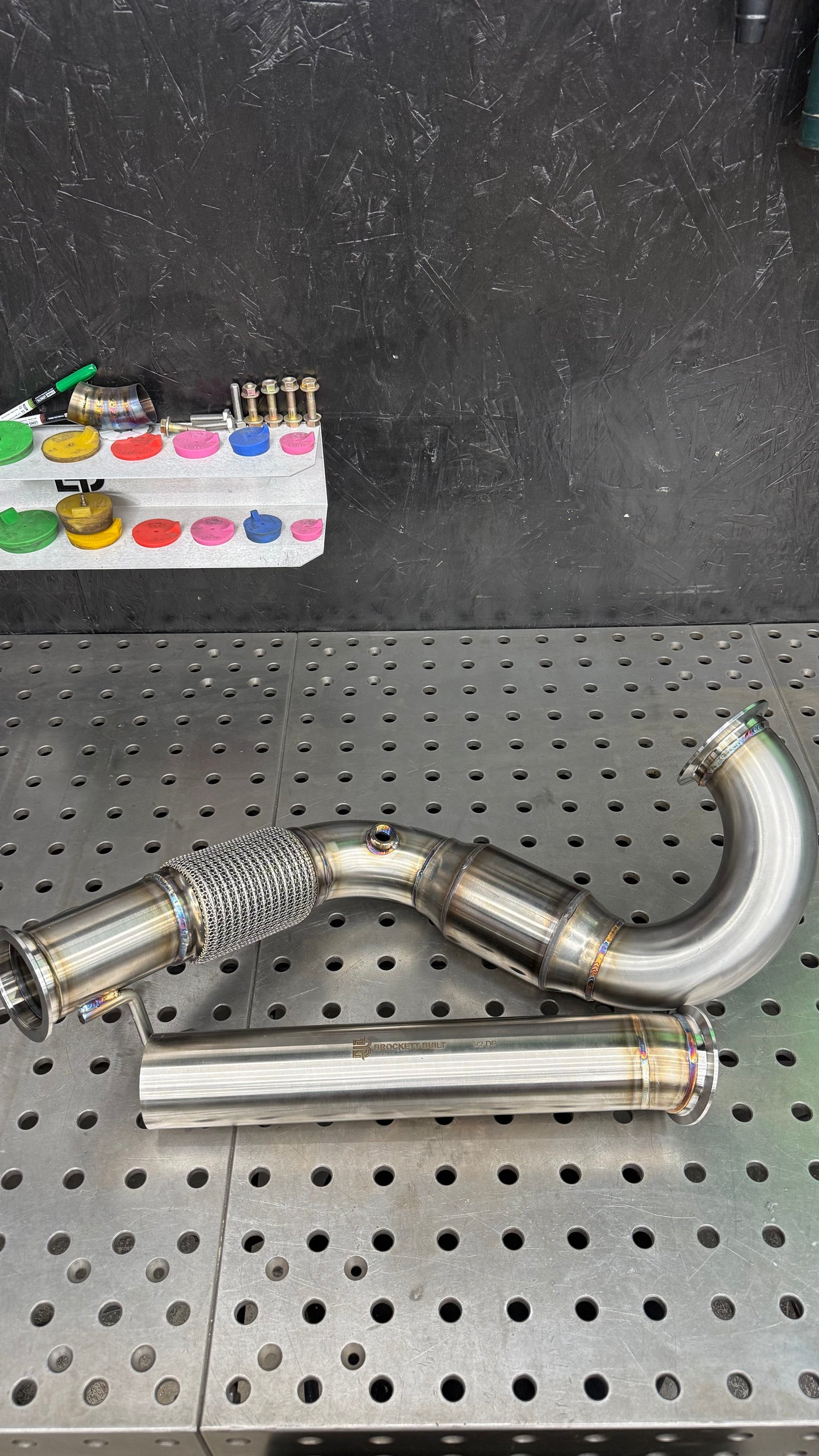 V2 Catted 3" Downpipe — GTI / GLI (Mk7/Mk7.5) | 400-Cell GESI GEN2, No-CEL