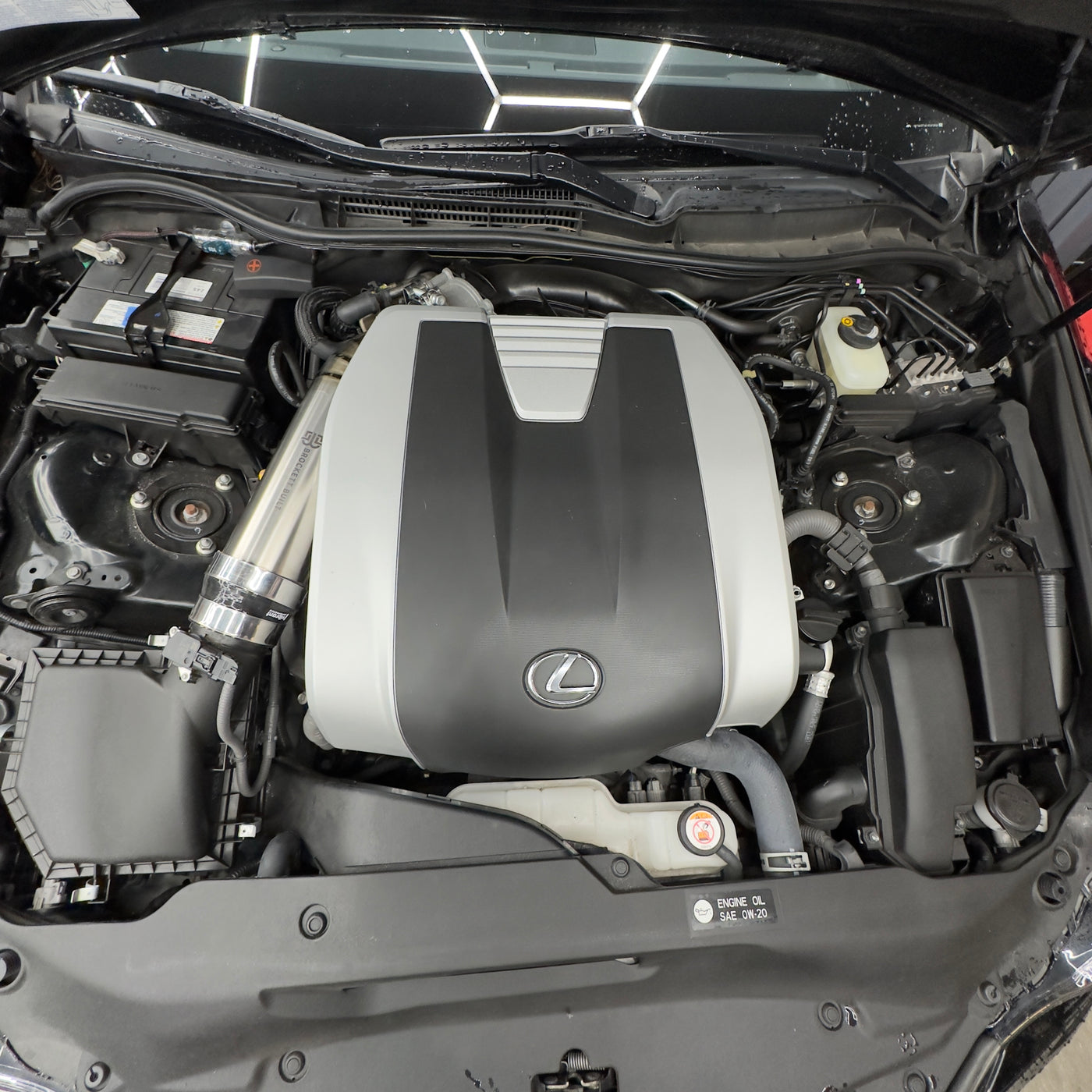 Lexus 3.5L titanium intake in gold finish