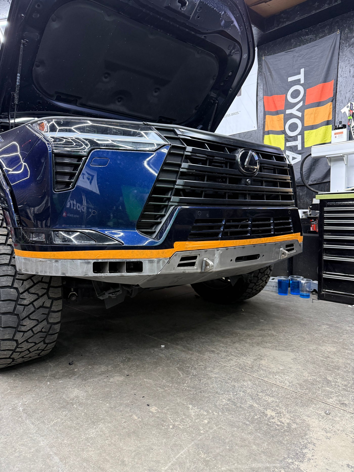 Lexus GX550 Front Bumper | 2024–Current | Low Profile Winch Bumper w/ SSC1 Light Mounts