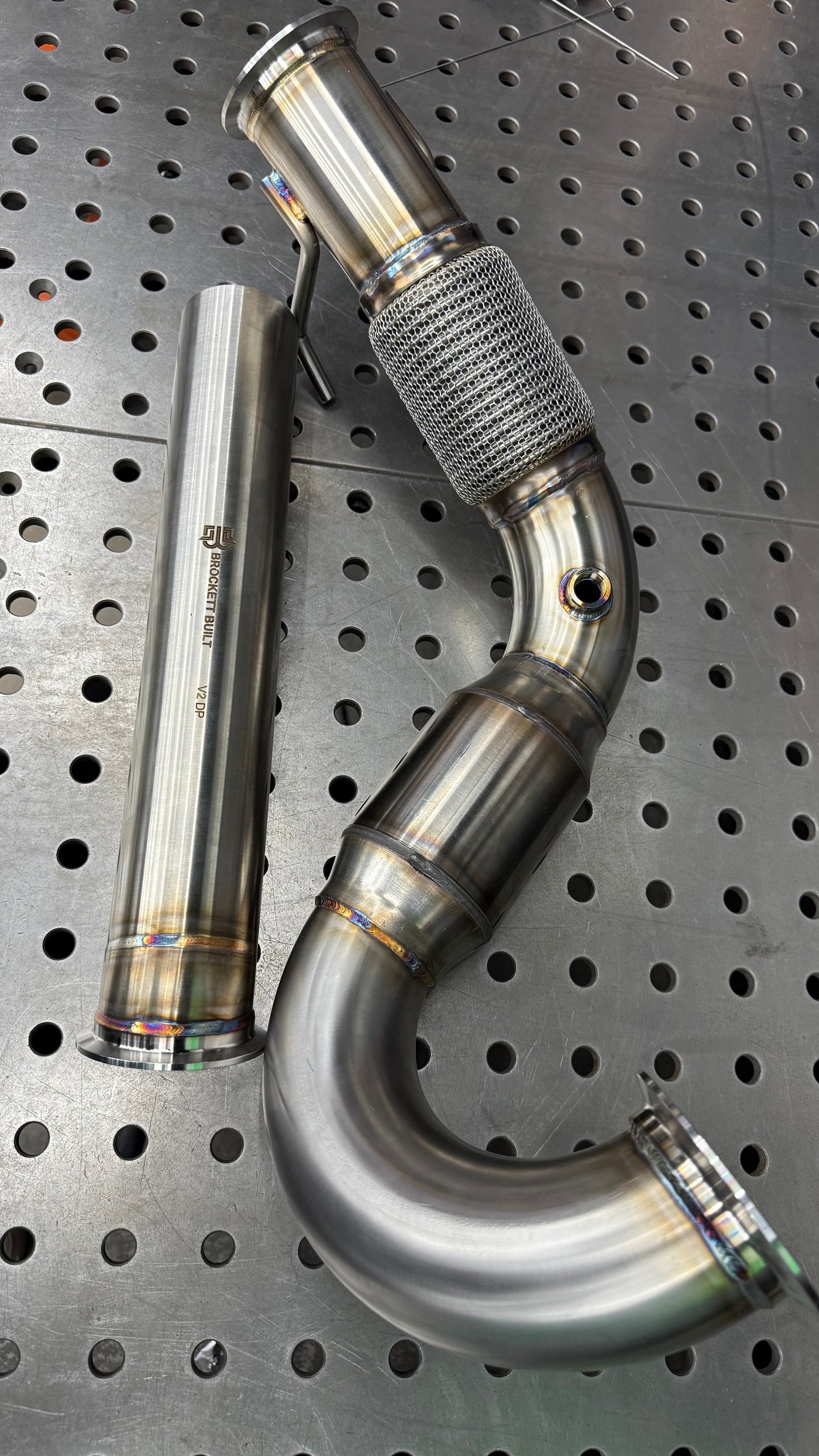 V2 Catted 3" Downpipe — GTI / GLI (Mk7/Mk7.5) | 400-Cell GESI GEN2, No-CEL