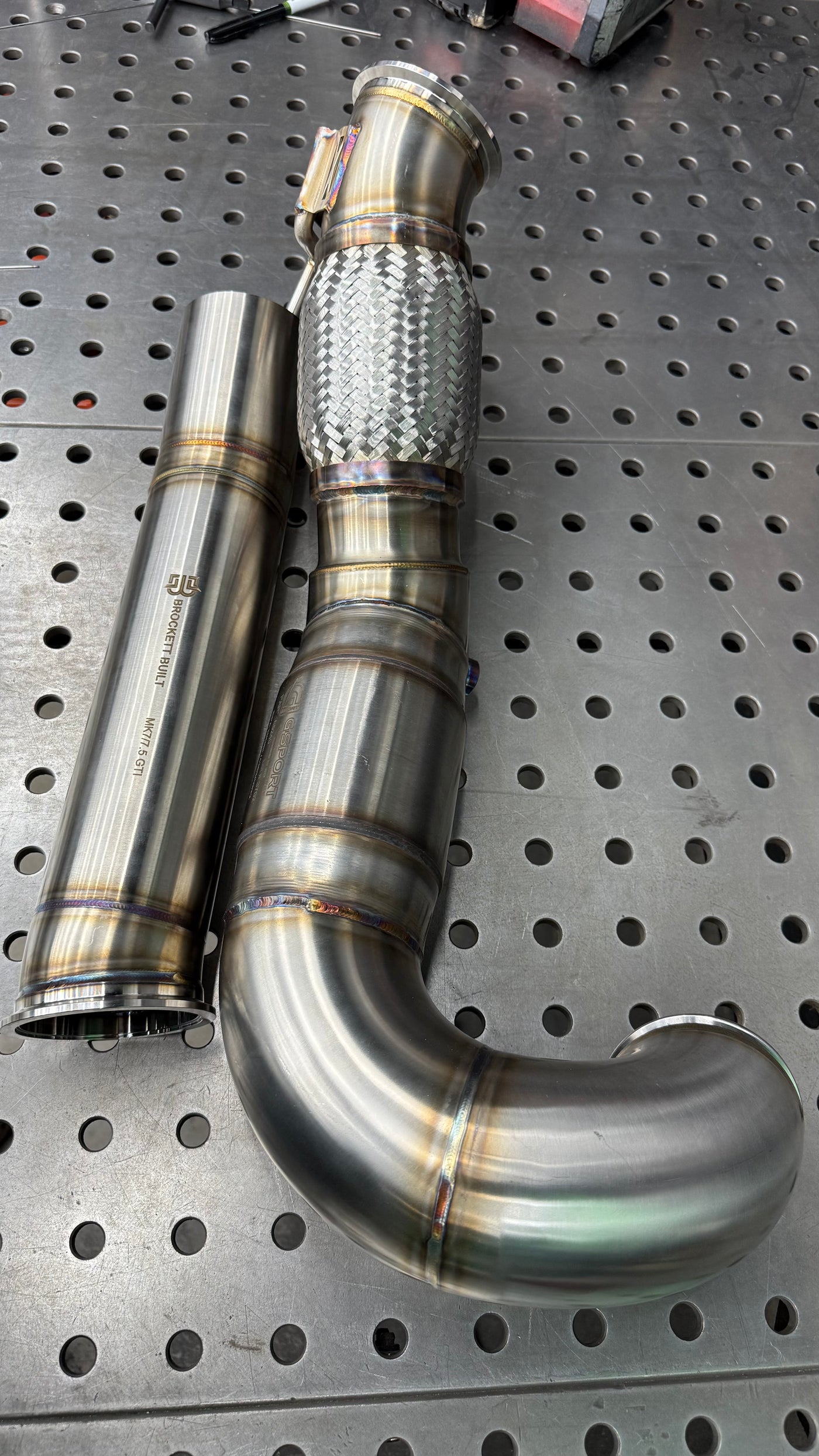 4" Downpipe — GTI / GLI (Mk7/Mk7.5) | Big-Bore 400-Cell GESI GEN2