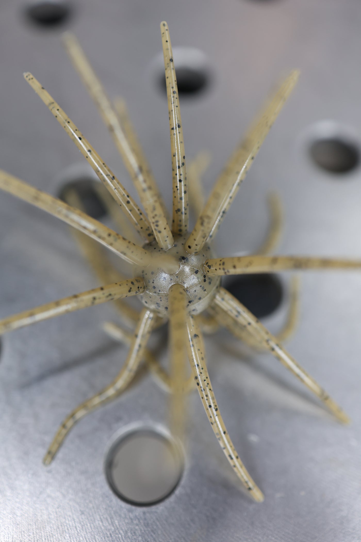 Urchin bait soft plastic ball with full-length spines — HOOKJAW Jawbreaker