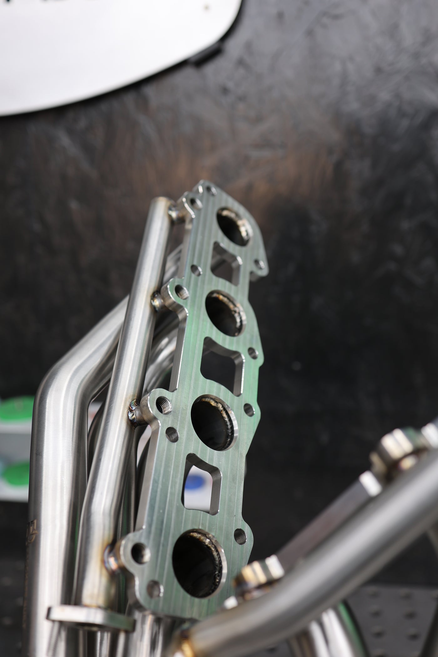 GX470 mid-length headers showing primary tube sizing and merge collector