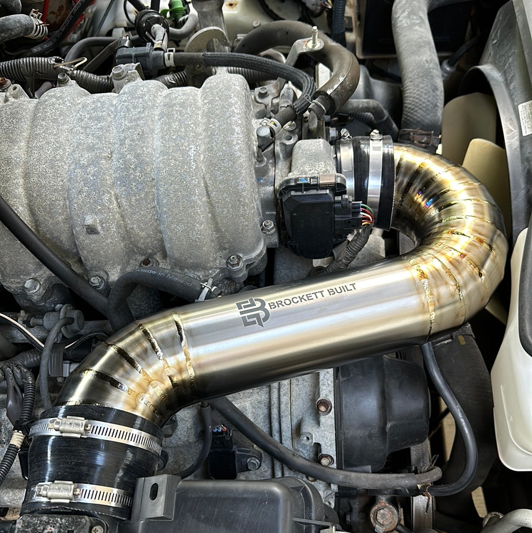 GX470 titanium intake in blurple anodized finish