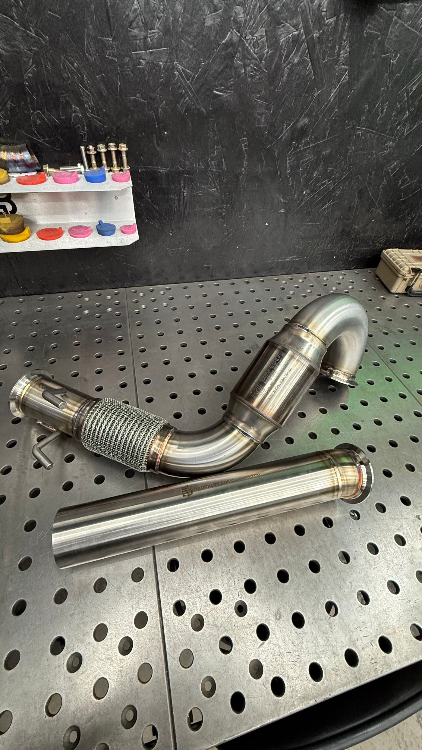 V2 Catted 3" Downpipe — GTI / GLI (Mk7/Mk7.5) | 400-Cell GESI GEN2, No-CEL