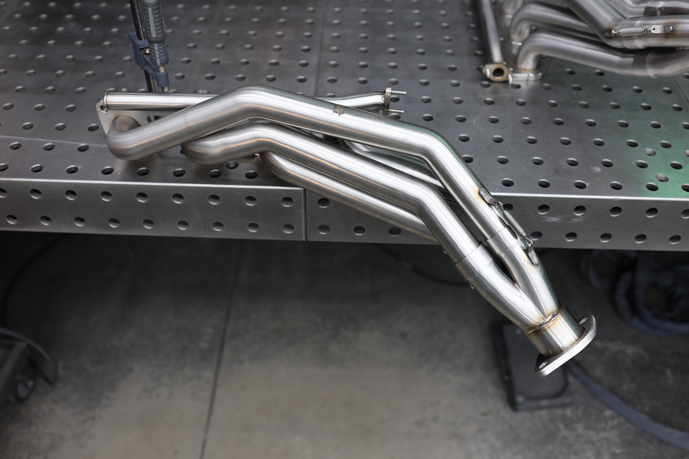 GX470 headers showing full primary tube layout