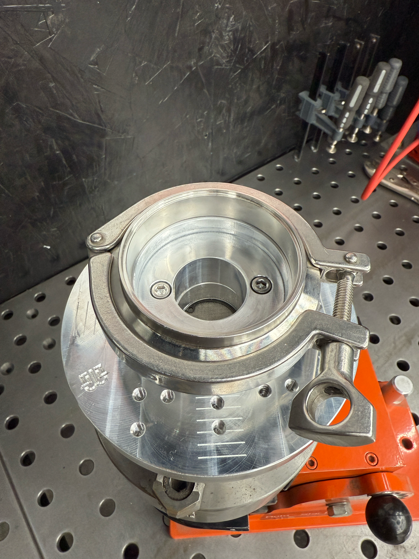 Brockett Built Flange Welding Fixture
