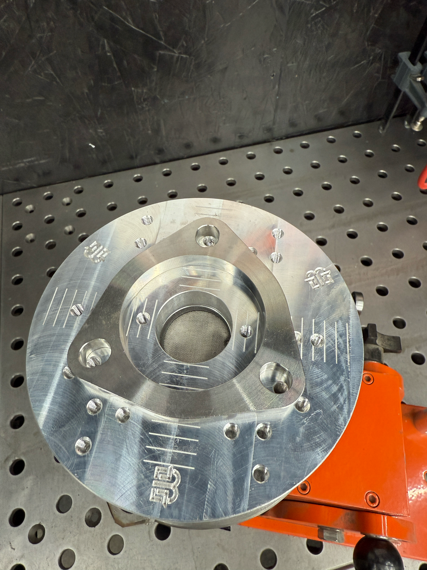 Brockett Built Flange Welding Fixture