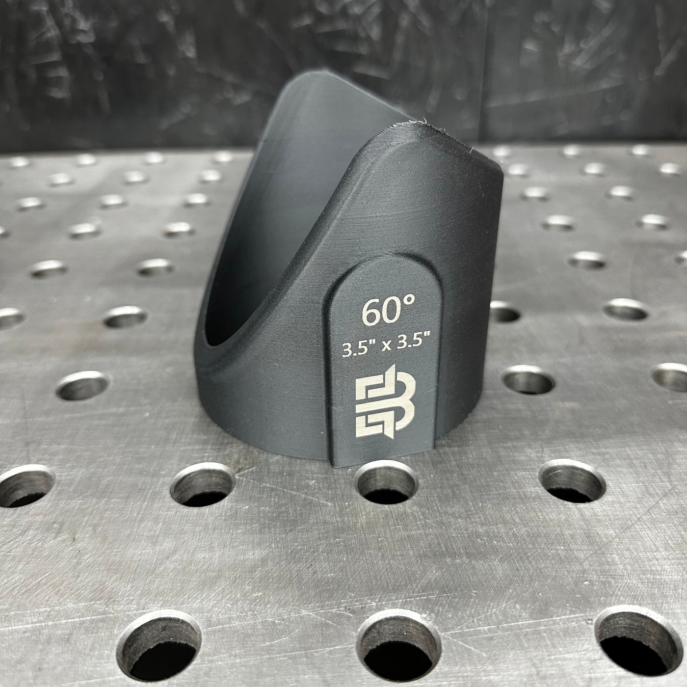 Cope jig showing 30-degree angle version on tube
