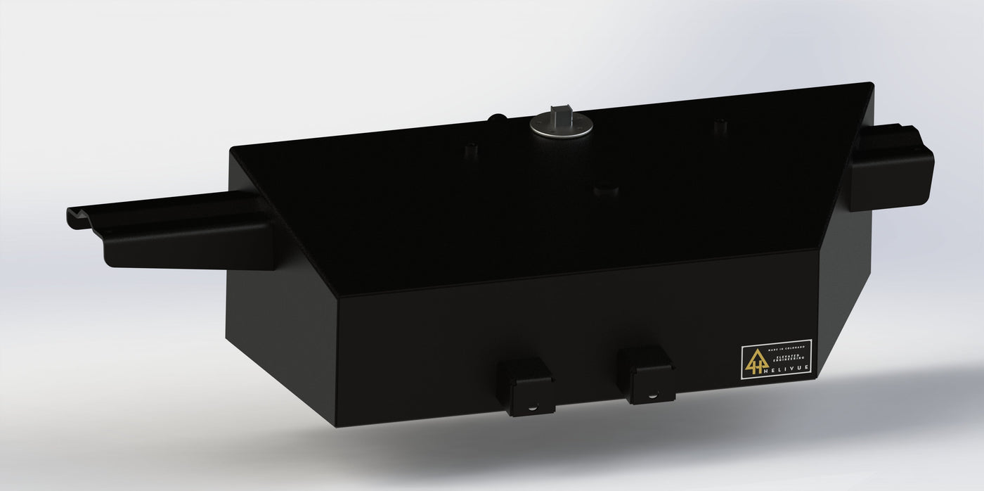 Helivue 18 gallon aluminum auxiliary fuel tank for 2024 and newer Lexus GX550, photo 1