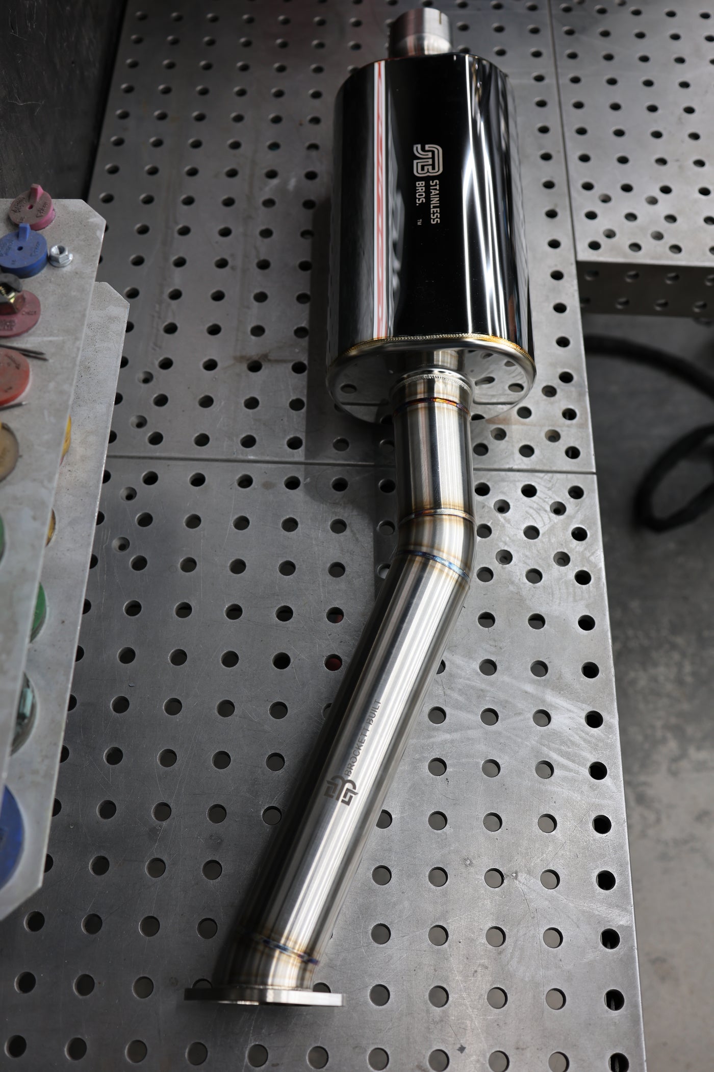 Tundra muffler replacement pipe side exit view