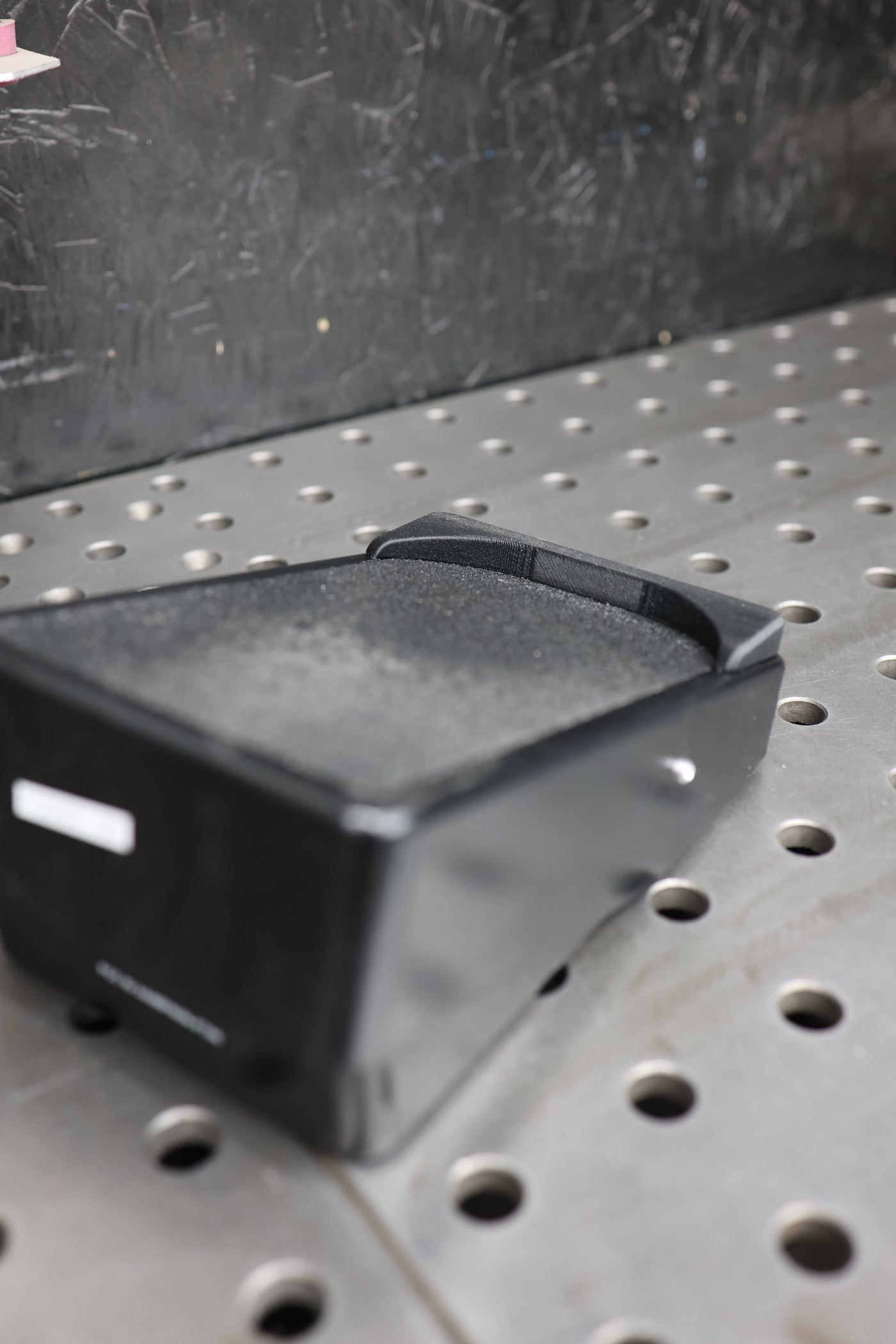 Nova foot pedal lip in use during TIG welding session