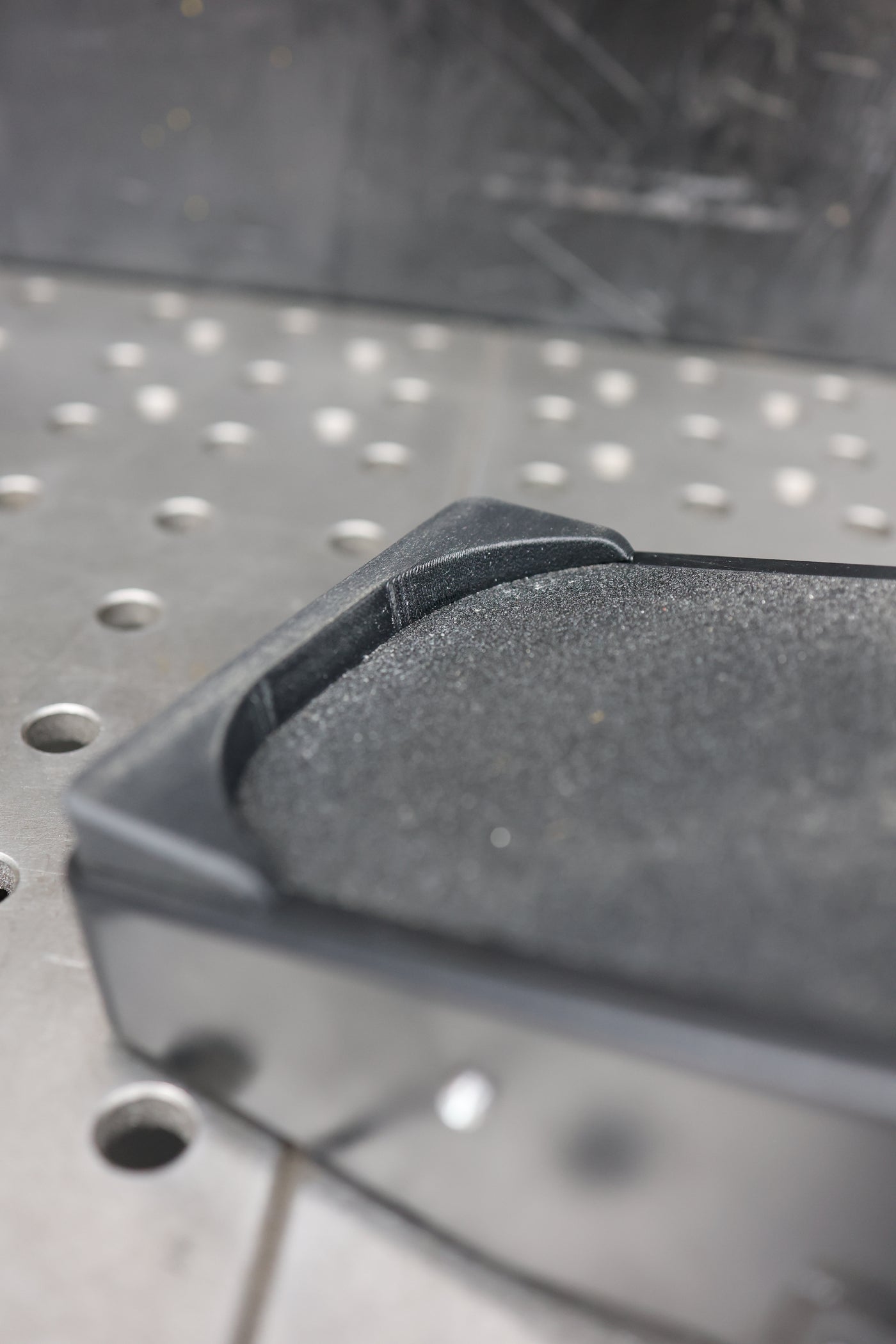 Nova foot pedal lip side view showing profile and fit
