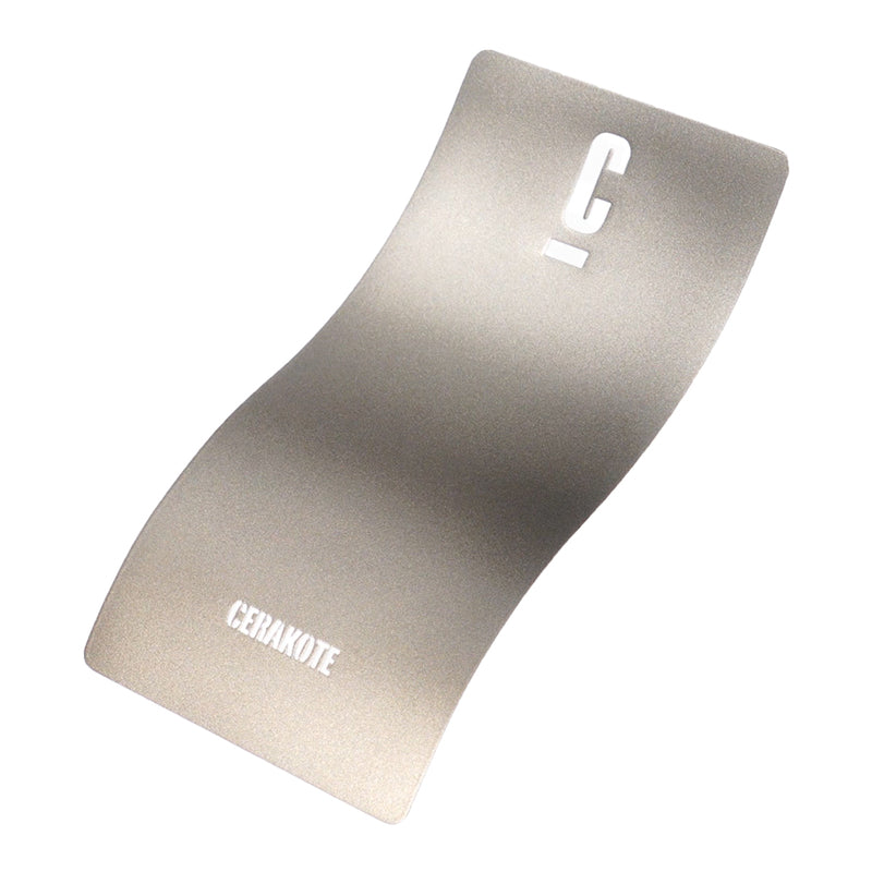 Glacier Silver Cerakote high-temp thermal coating color swatch