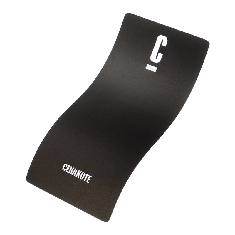 Cobra Black Cerakote high-temp thermal coating color swatch