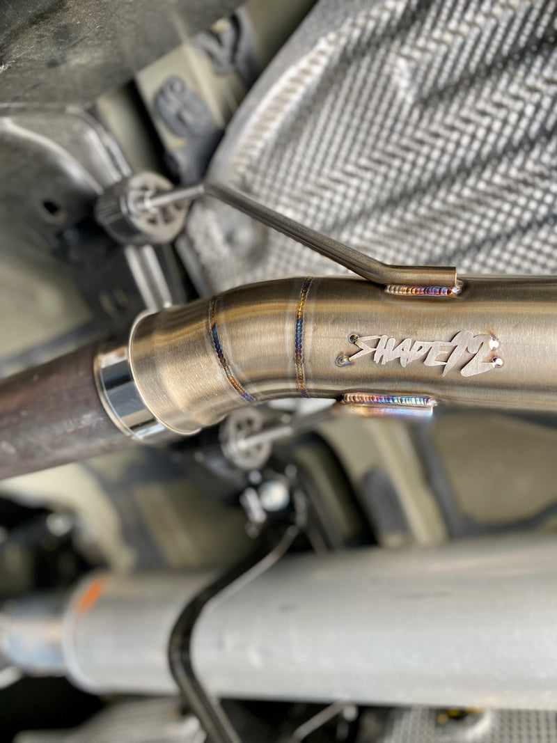 Brockett Built muffler delete pipe for 2022-2025 Toyota Tundra 3rd Gen